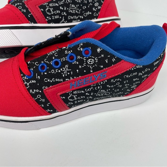 Heelys YTH4 Gr8 Pro Prints Chemistry No Wheels Missing Plug Shoes NWOT - Picture 4 of 10